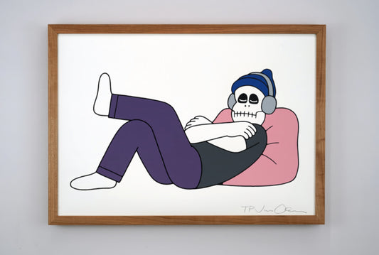 Jun Oson - "Relax" Limited Edition Silkscreen Print