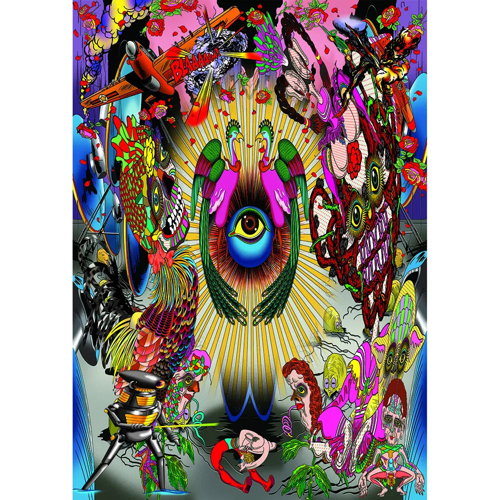 Keiichi Tanaami - "Joy • Anger • Grief • Pleasure series" Edition Print