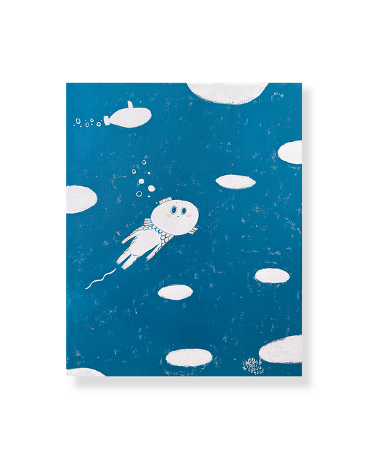 Kohei Ogawa - "Swimming" Canvas