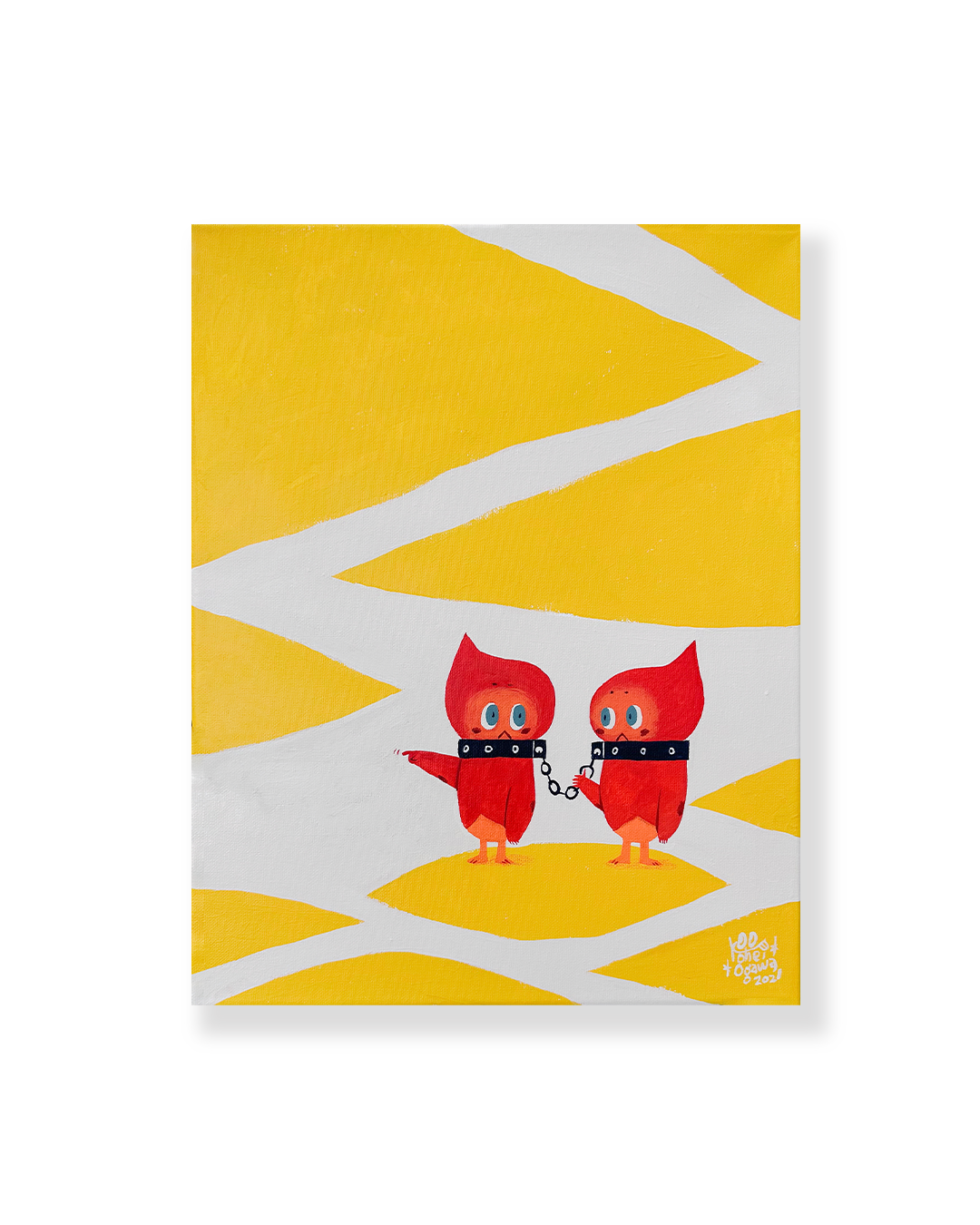 Kohei Ogawa - "Yellow Land" Canvas