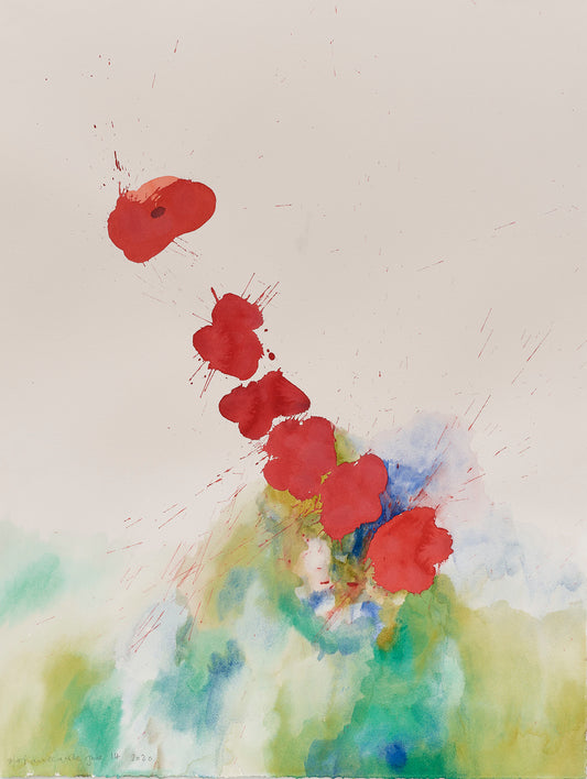 Brian Clarke - "Vesper - 500" - Unique Watercolour Artwork