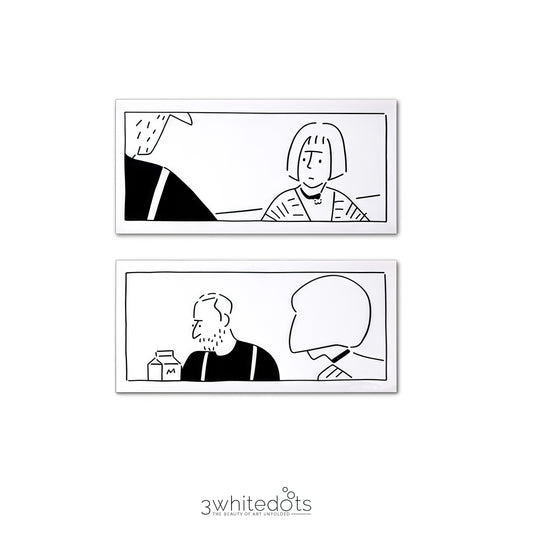 Yu Nagaba - Shot / Reverse Shot - Mathilda & Leon (Framed)