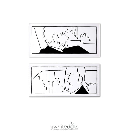 Yu Nagaba - Shot / Reverse Shot - Vincent & Jules (Framed)