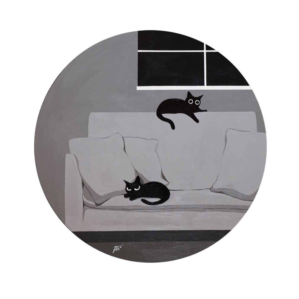 Relax (2022), unique painting by Ai Funaki