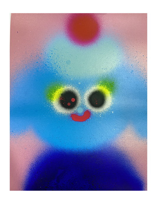 Jon Burgerman - Wind (Hand-Embellished Print)