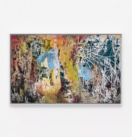 Jose Parla - Writers’ Bench 149th Street And Grand Concourse (Hand Embellished Print)