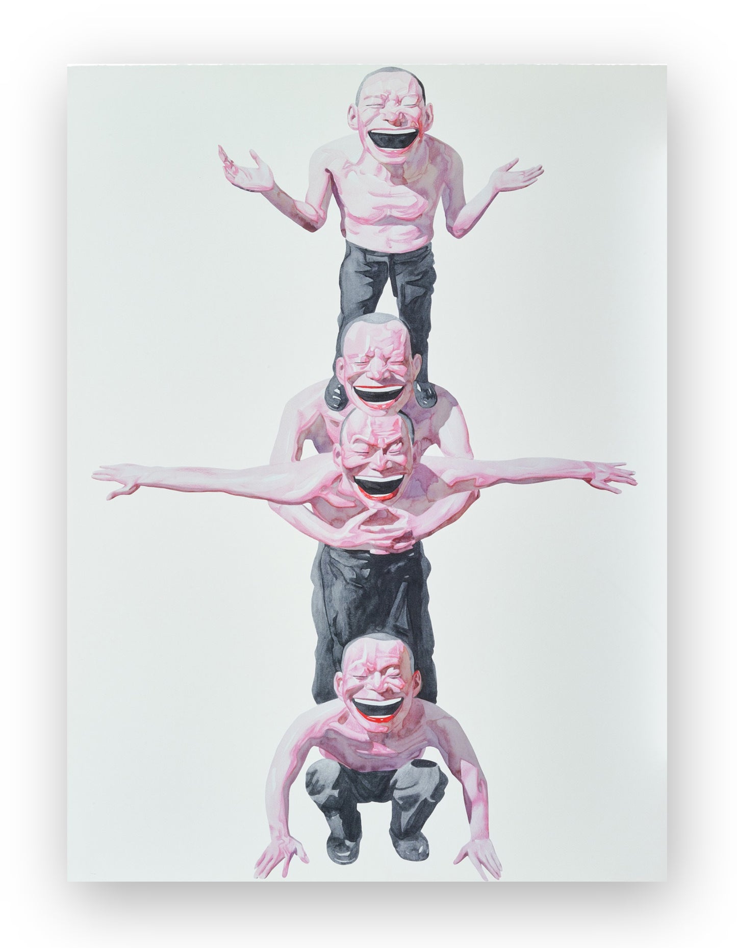 Yue Minjun - Smile-ism No.2