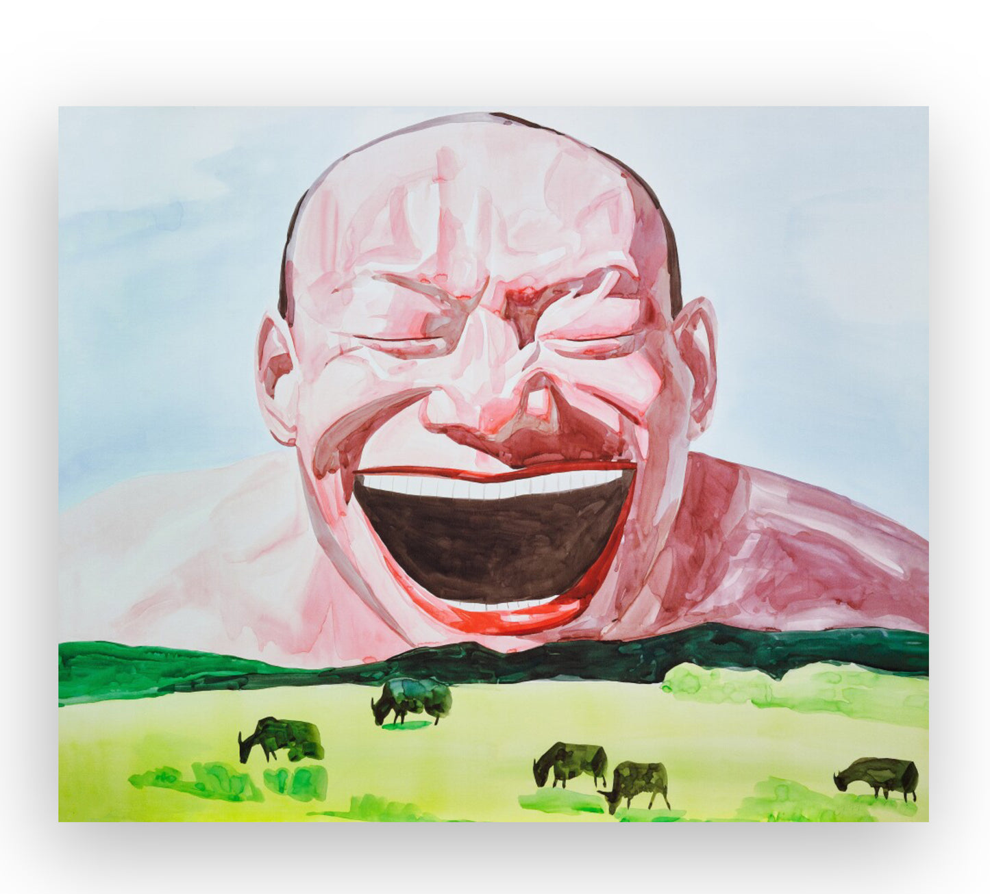 Yue Minjun - Smile-ism No.8