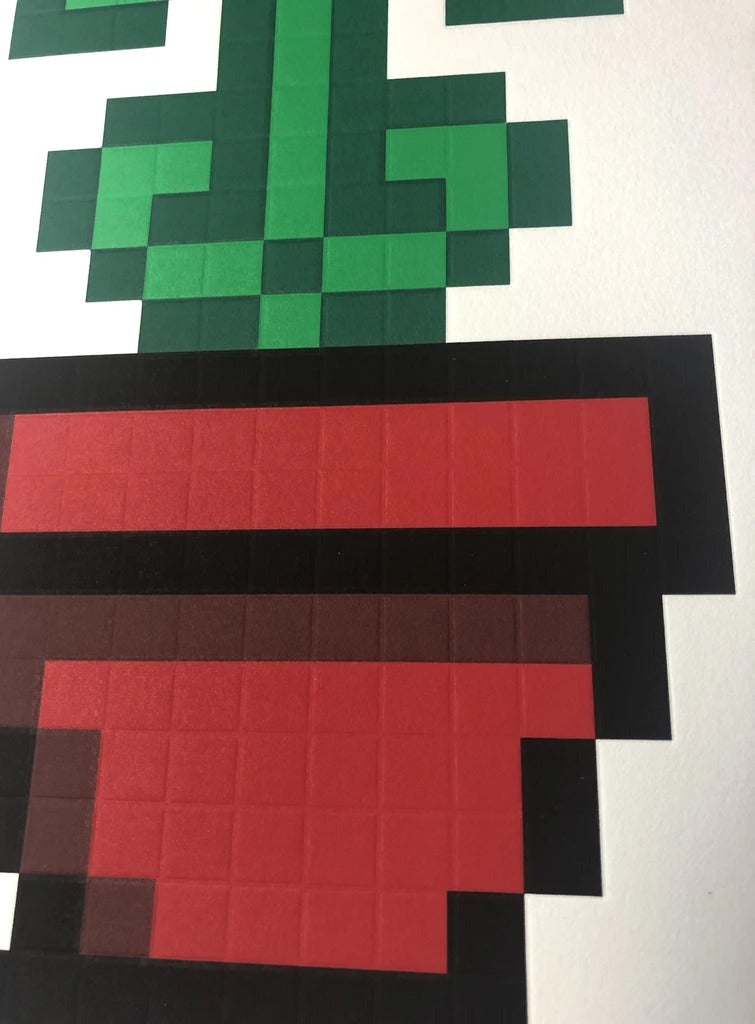 Invader - Hollywood Red Pot (Framed)