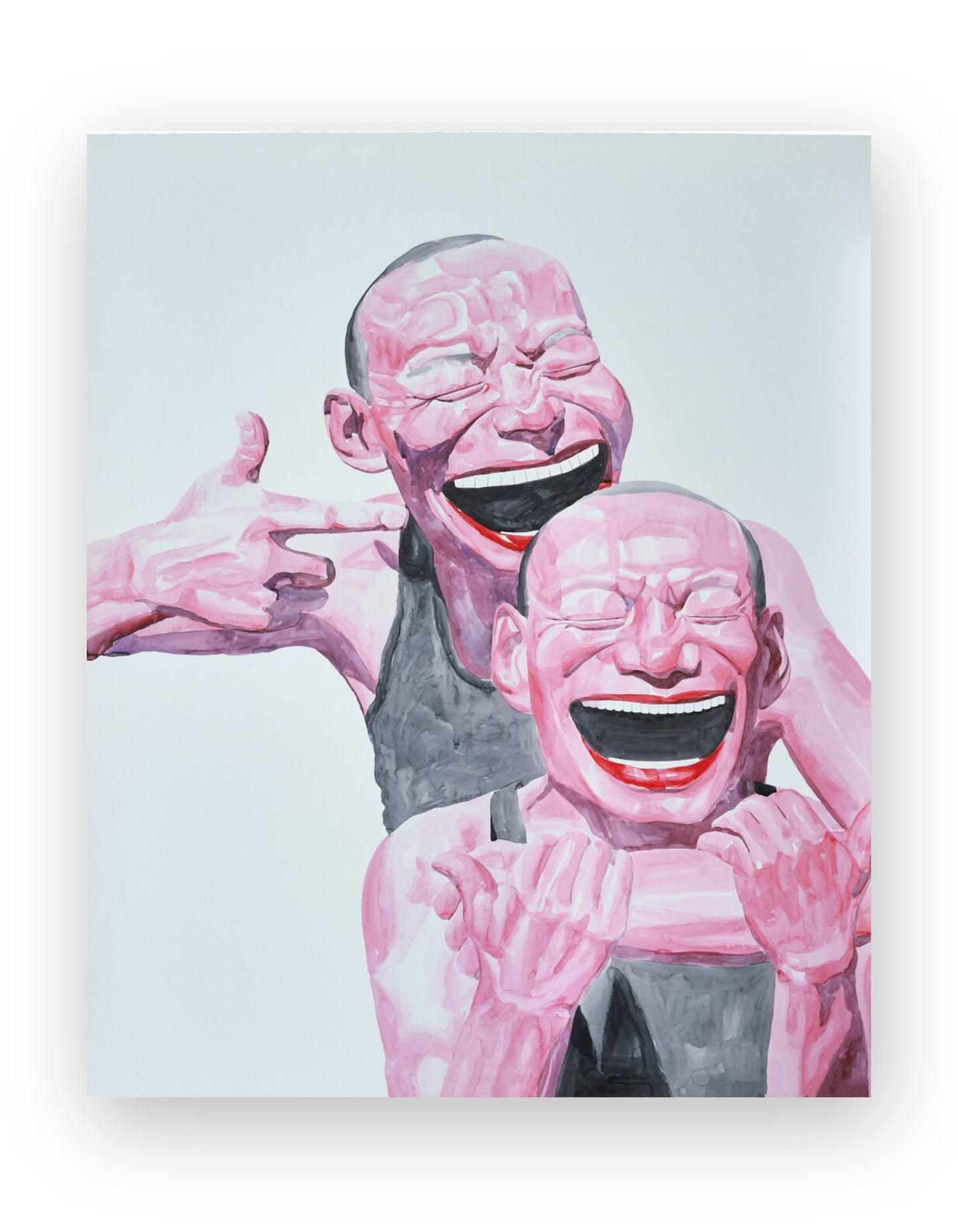 Yue Minjun - Smile-ism No.14