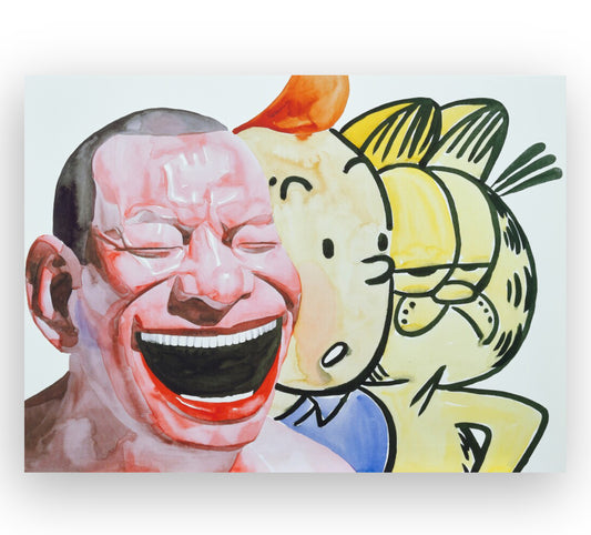 Yue Minjun - Smile-ism No.16