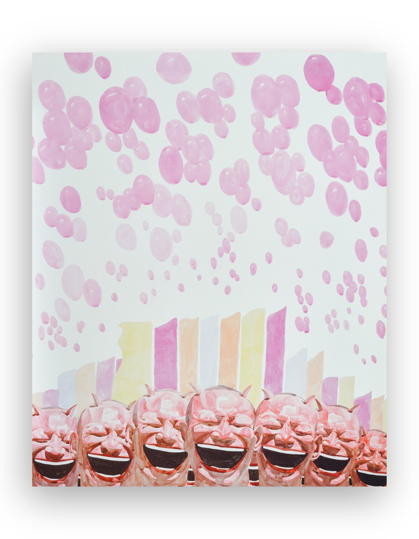 Yue Minjun - Smile-ism No.18