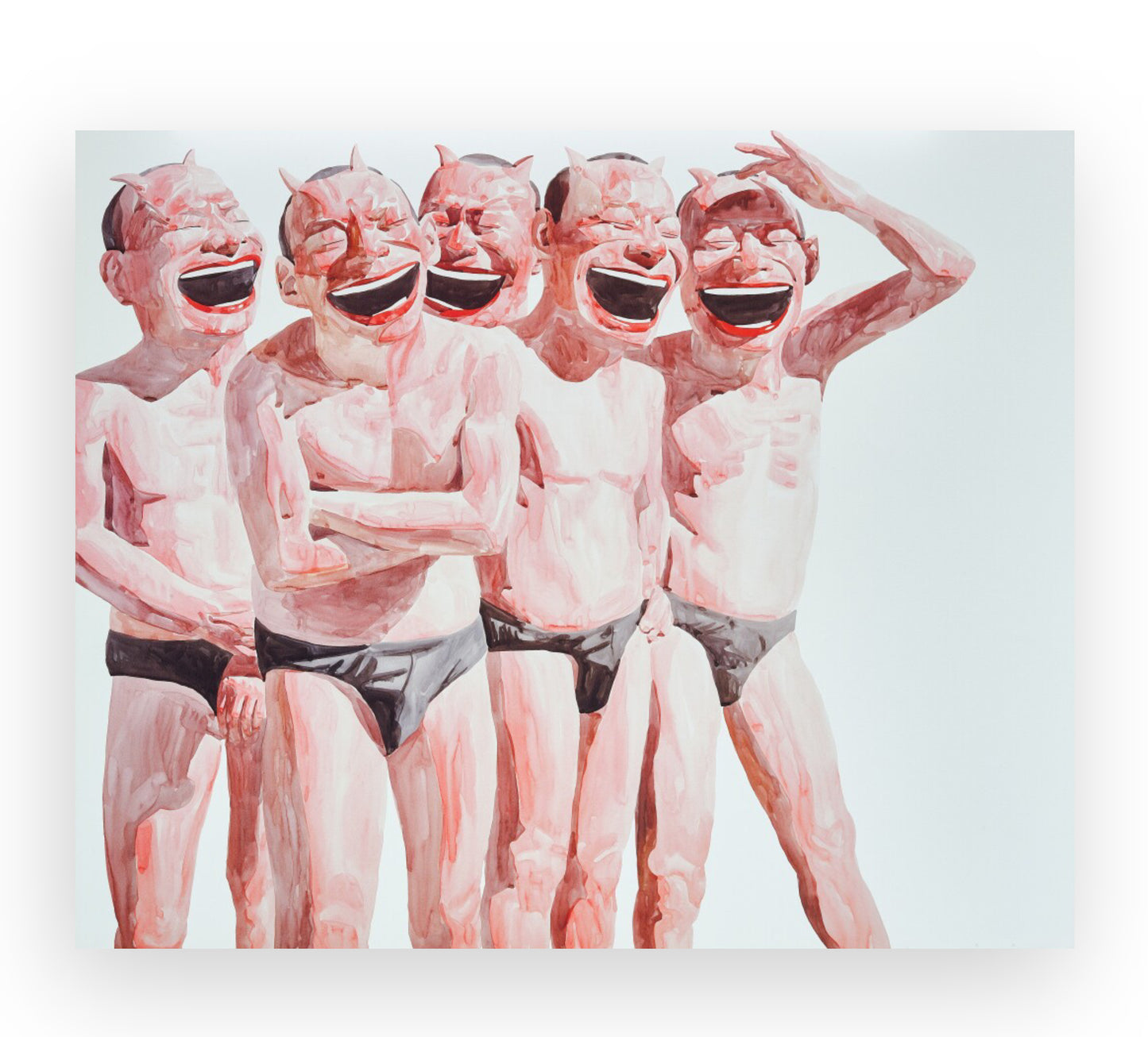 Yue Minjun - Smile-ism No.19 (Framed)