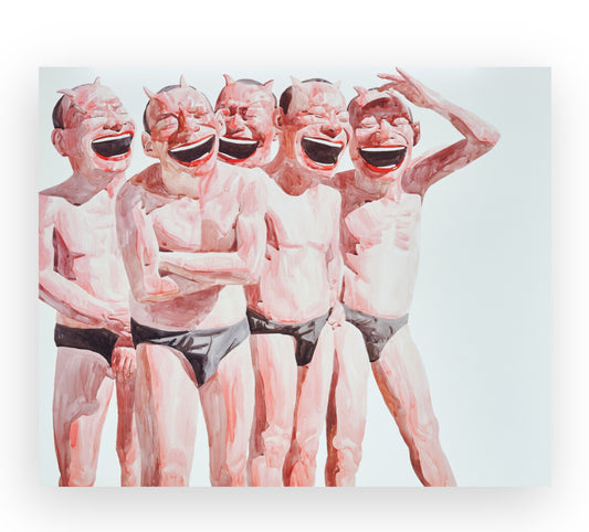 Yue Minjun - Smile-ism No.19 (Framed)