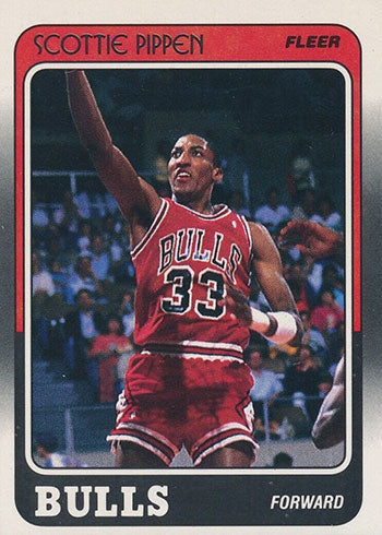 Scottie Pippen 1988-89 Fleer Rookie Card PSA 8