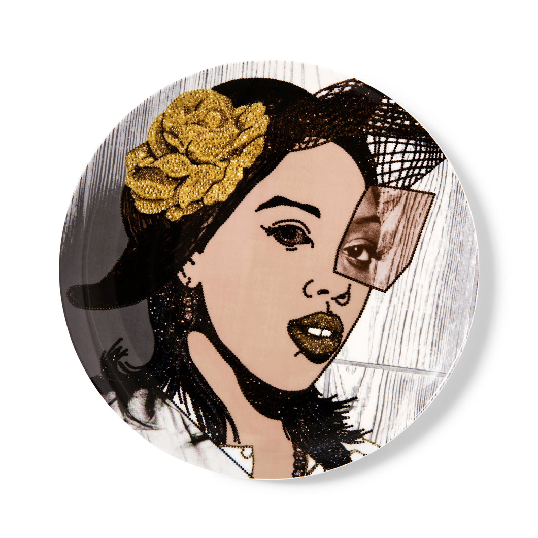 Mickalene Thomas - "Tiffona Lisa #2" Plate