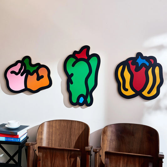 Yudai Nishi - Limited Edition Screen Print on Wood 01 (A Set of 3) - Screen Print on Wood Panels - Various Sizes