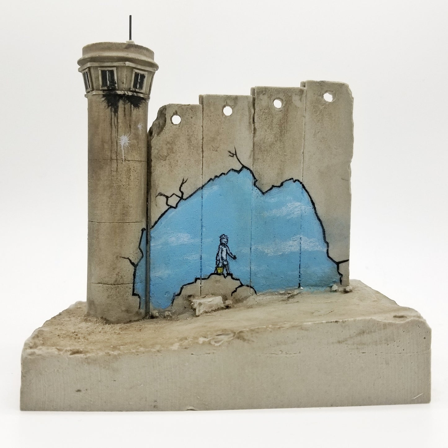 Banksy - Defeated Wall Section / Walled Off Hotel - Beach Boy