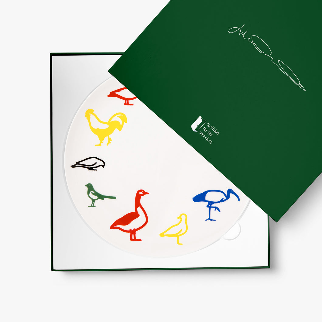 Julian Opie - "Birds" Plate