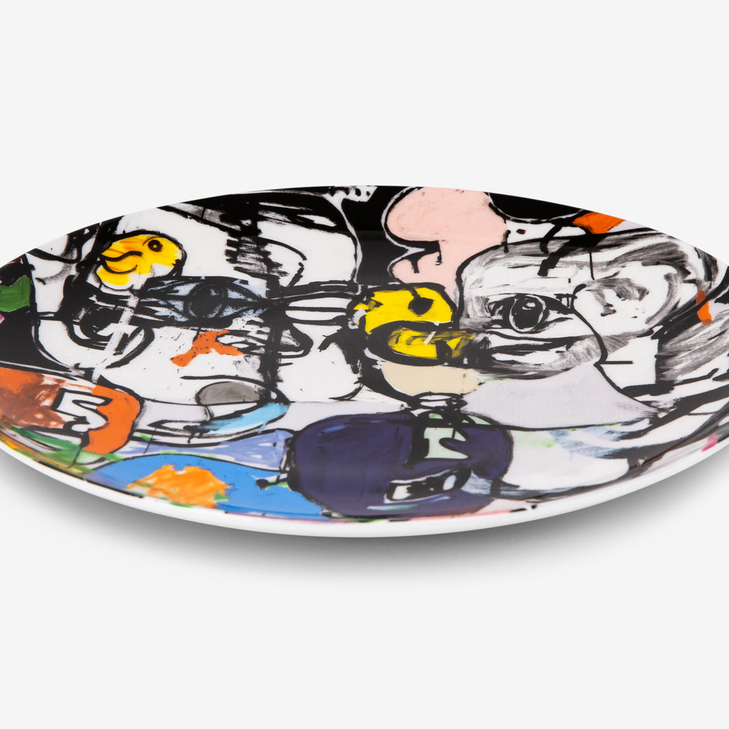 Eddie Martinez - "Untitled" Plate