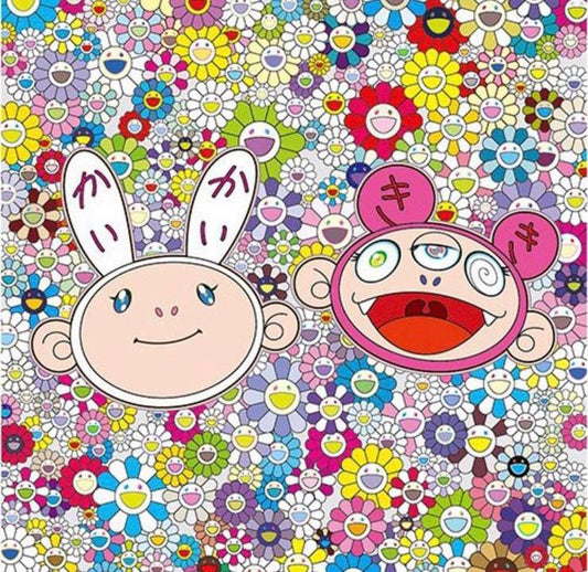 Takashi Murakami - Kaikai & Kiki Dreaming of Shangri-la (Framed)