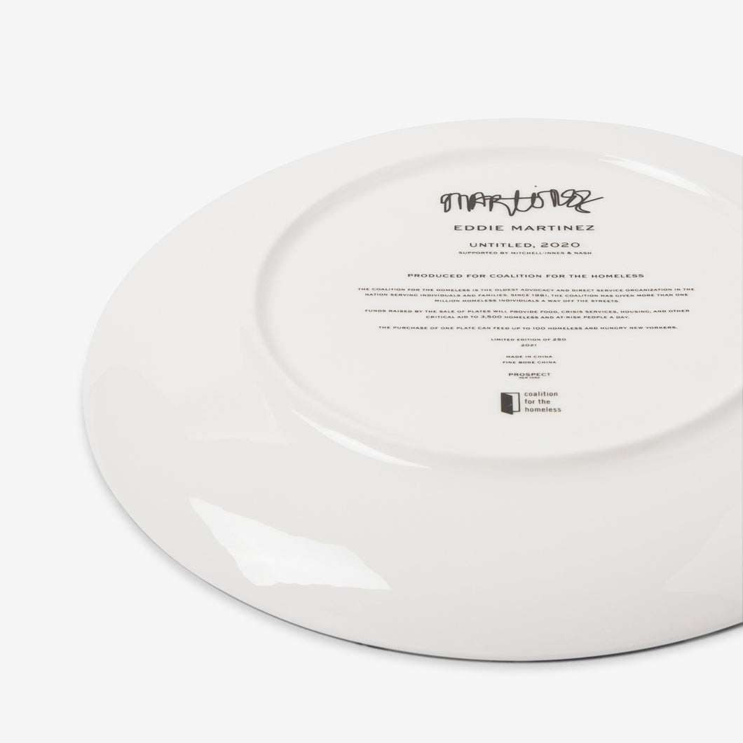 Eddie Martinez - "Untitled" Plate