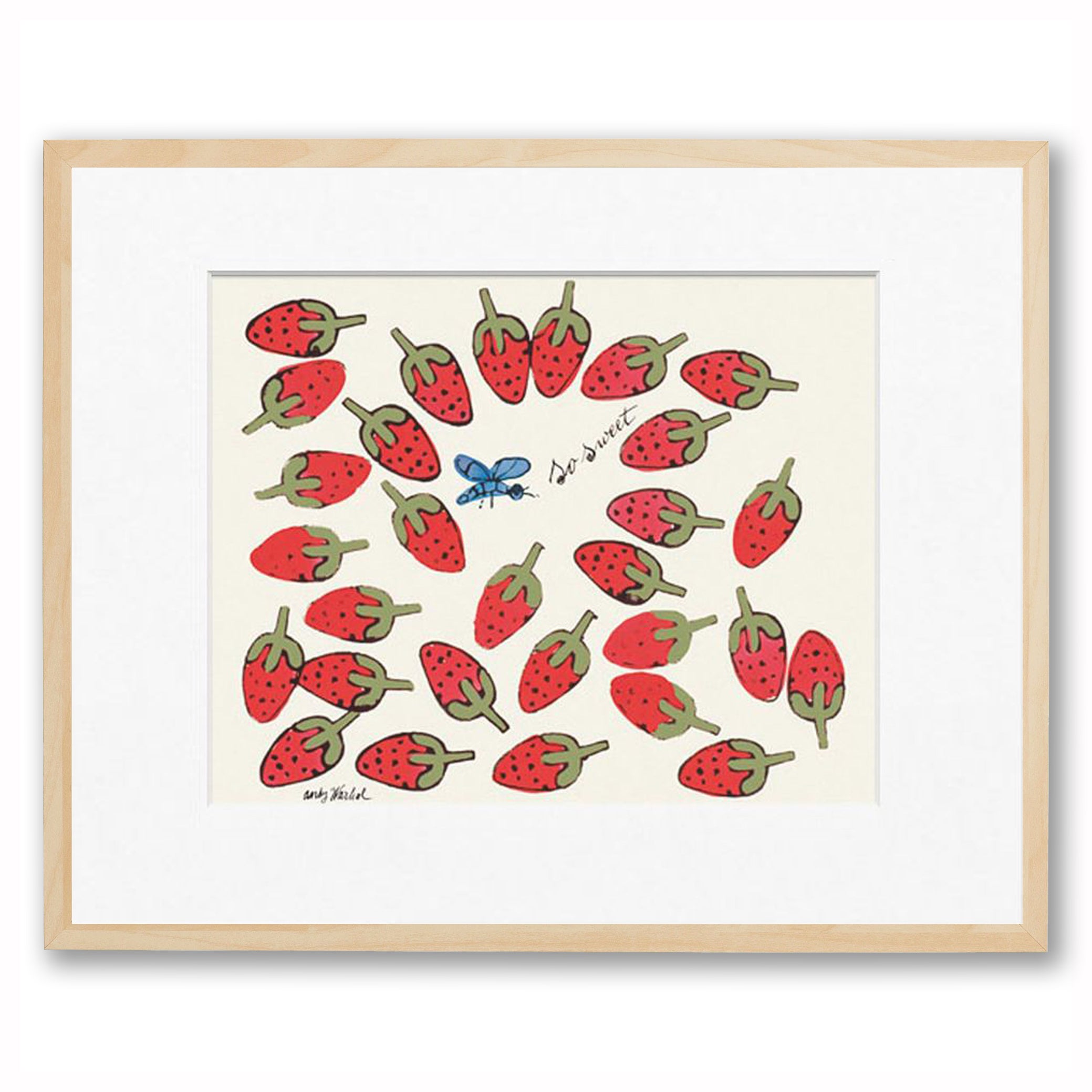 Andy Warhol - So Sweet - Matted (Framed Official Print)