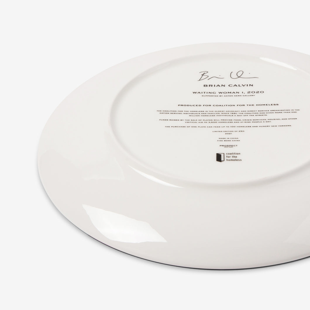 Brian Calvin- "Waiting Women I" Plate