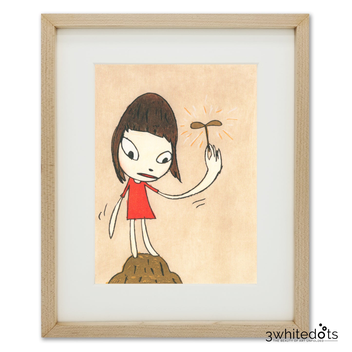 Yoshitomo Nara - Find It! (Framed Official Print)