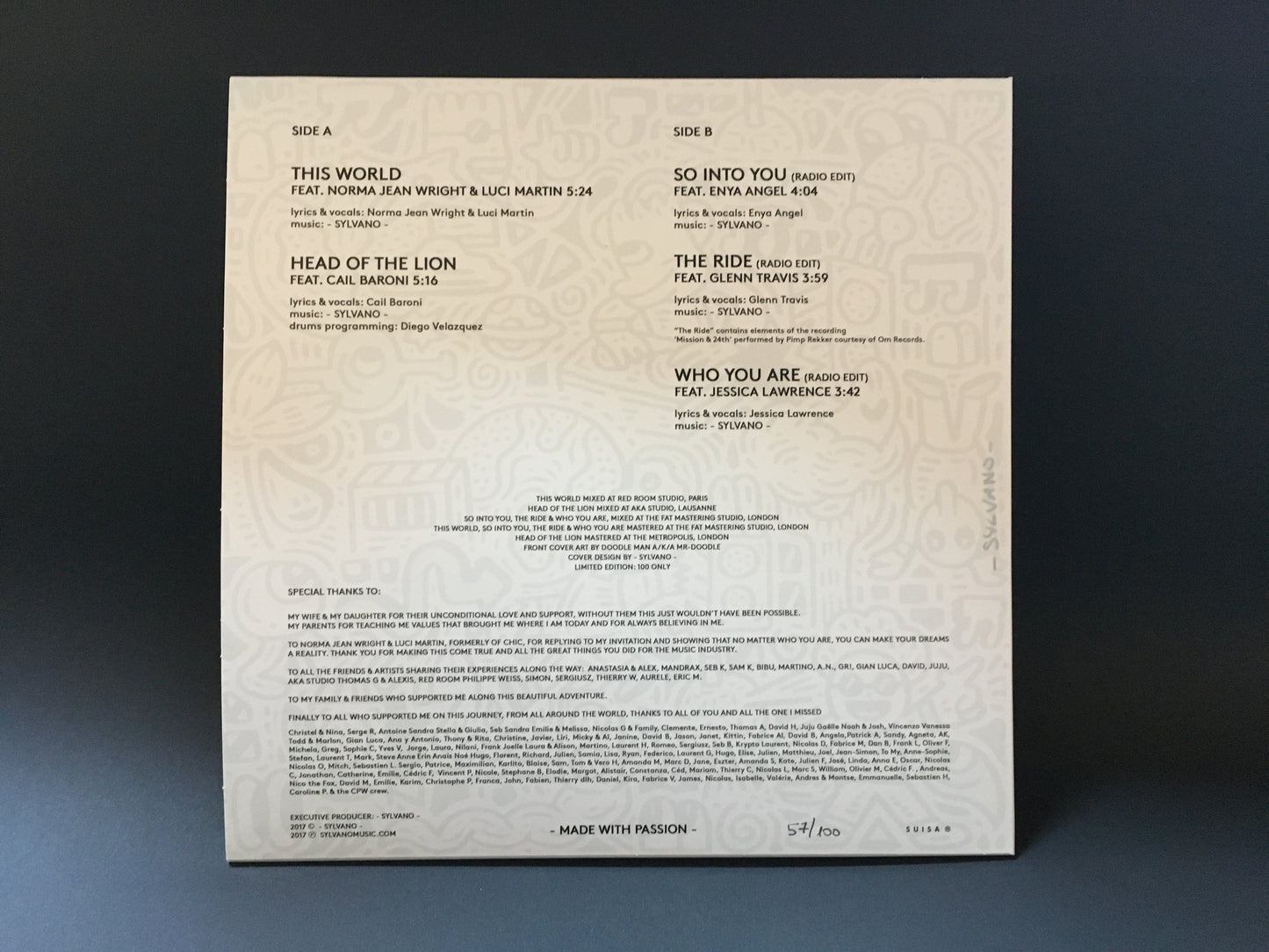 Mr. Doodle - Coverart LP/EP The World Silvano