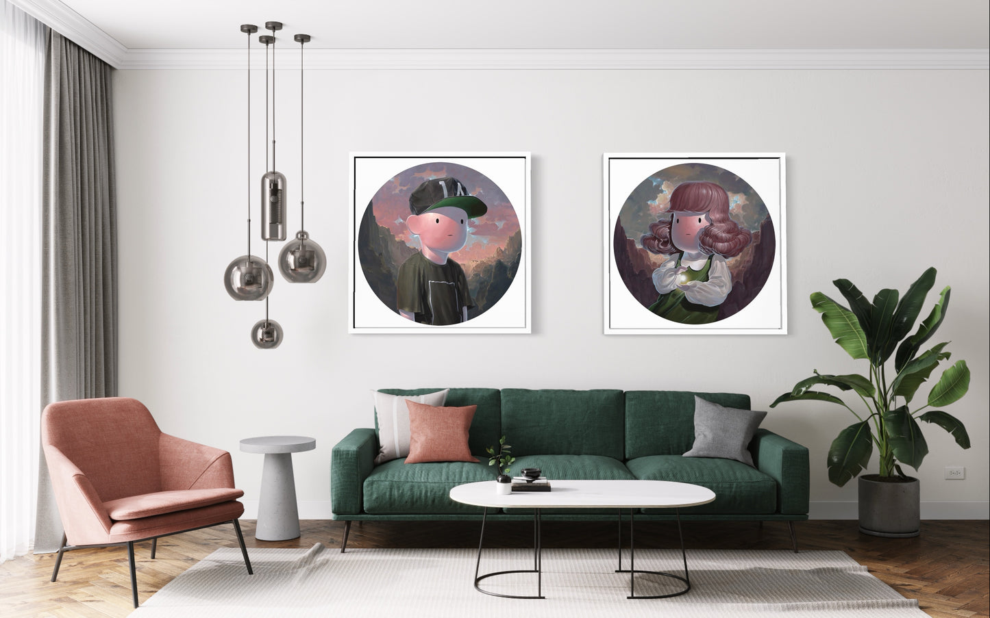 Giorgiko - Valley View 1 & Valley View 2 (Set of 2)