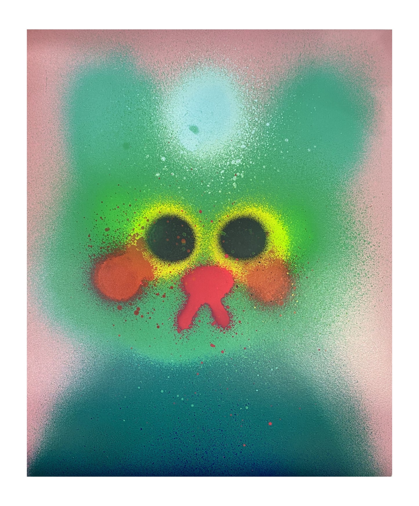 Jon Burgerman - Earth (Hand-Embellished Print)