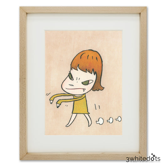 Yoshitomo Nara - Pissed Off (Framed Official Print)