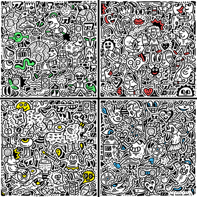 Mr. Doodle - Coverart LP/EP The World Silvano