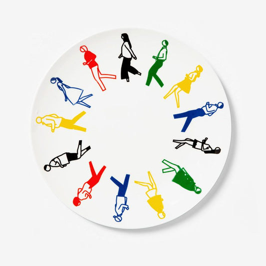 Julian Opie - Coalition for the Homeless Plate