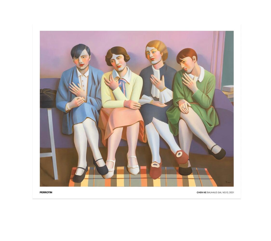 Chen Ke - Exhibition Poster - Bauhaus Gal No. 12 (Signed)