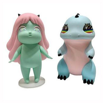 Okokume - Cosmic Girl + Dino Star (set of 2)