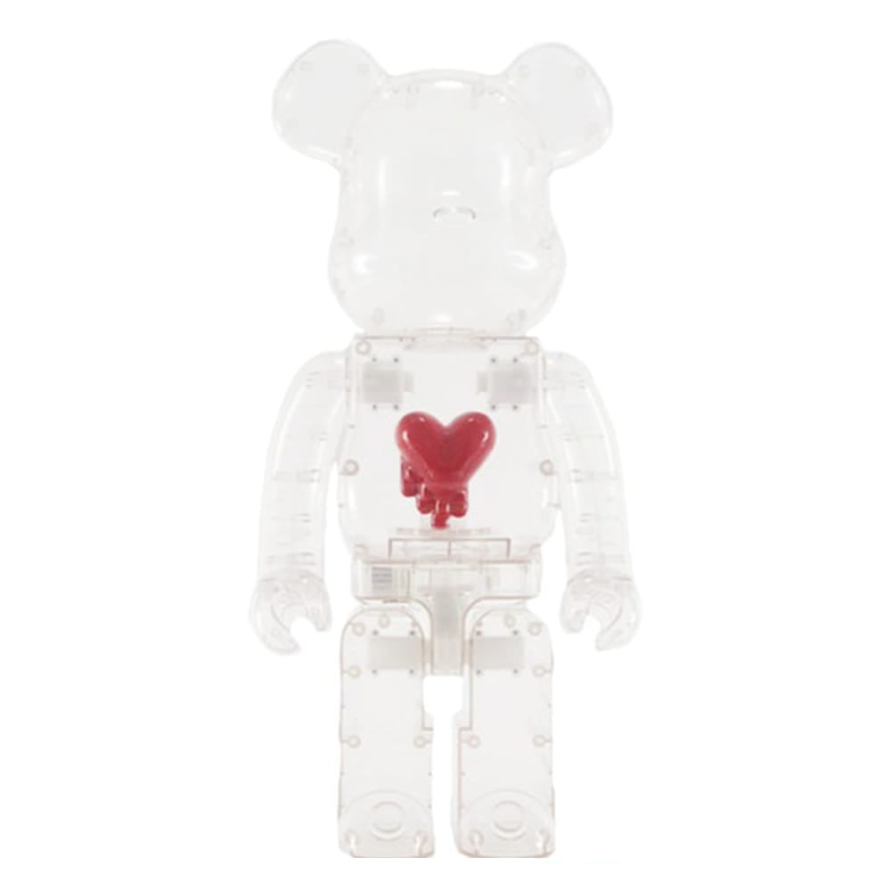 BE@RBRICK 400% Emotionally Unavailable (Clear Version) – 3WhiteDots