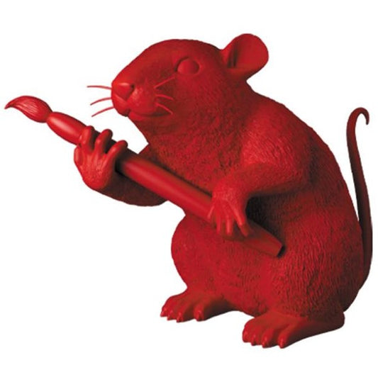 Banksy - Love Rat by Banksy x Sync x Brandalism x Medicom Toy  (Red)