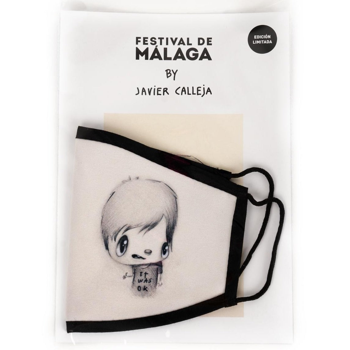 Javier Calleja - Reusable Hygienic Face Mask "It Was Okay" Signed Edition