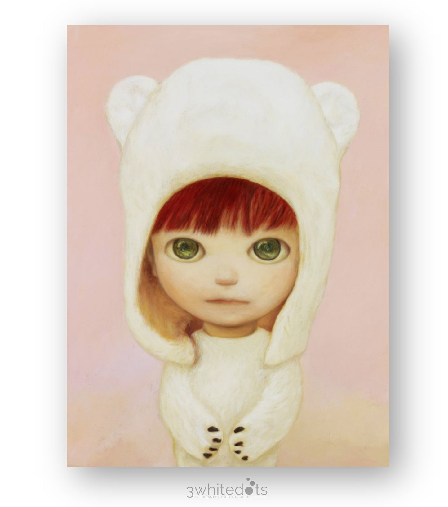 Mayuka Yamamoto - Little White Bear Boy (Framed)