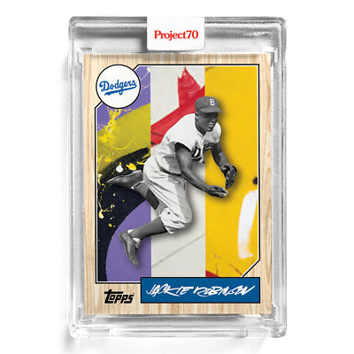 Futura - Topps 70 Baseball Card 42 Jackie Robinson 1987 AP/51