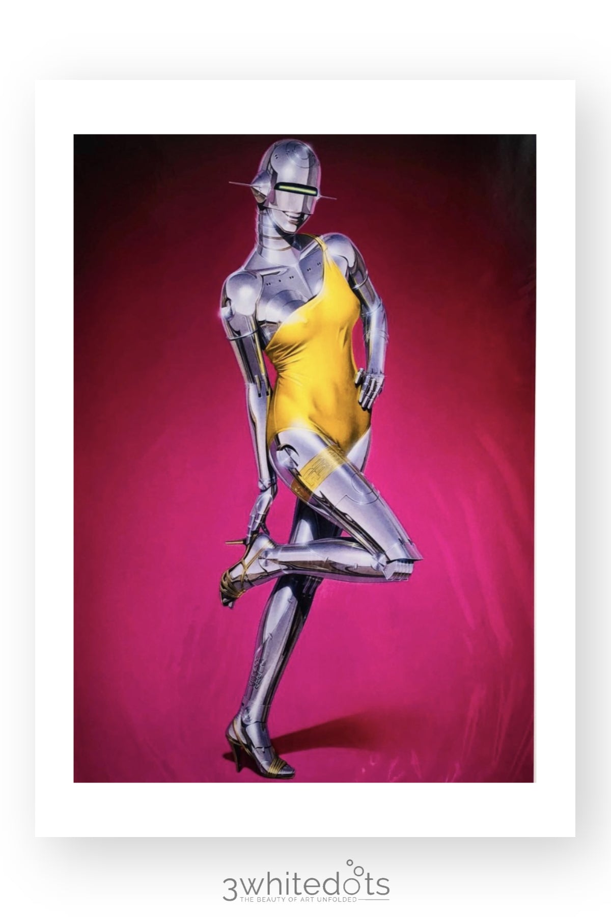 Hajime Sorayama - Untitled (Yellow Dress)