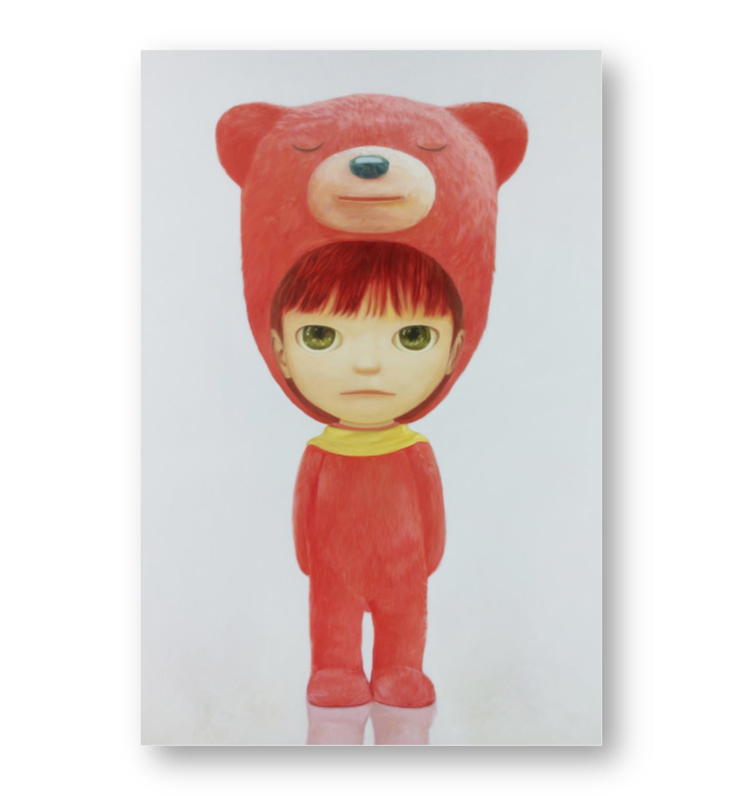 Mayuka Yamamoto - Red Bear Boy (Framed)