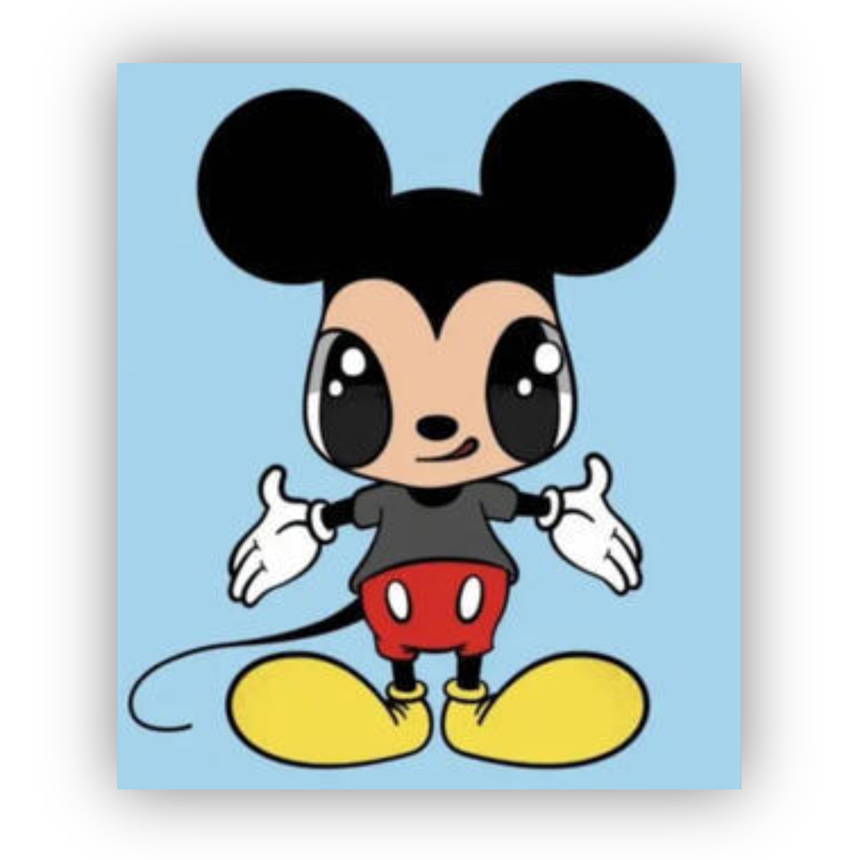 Javier Calleja - Mickey Mouse Poster – 3WhiteDots