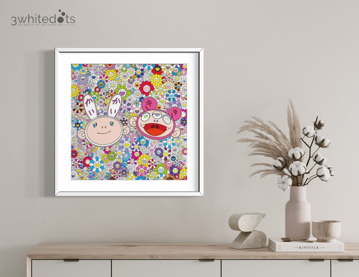 Takashi Murakami - Kaikai & Kiki Dreaming of Shangri-la (Framed)