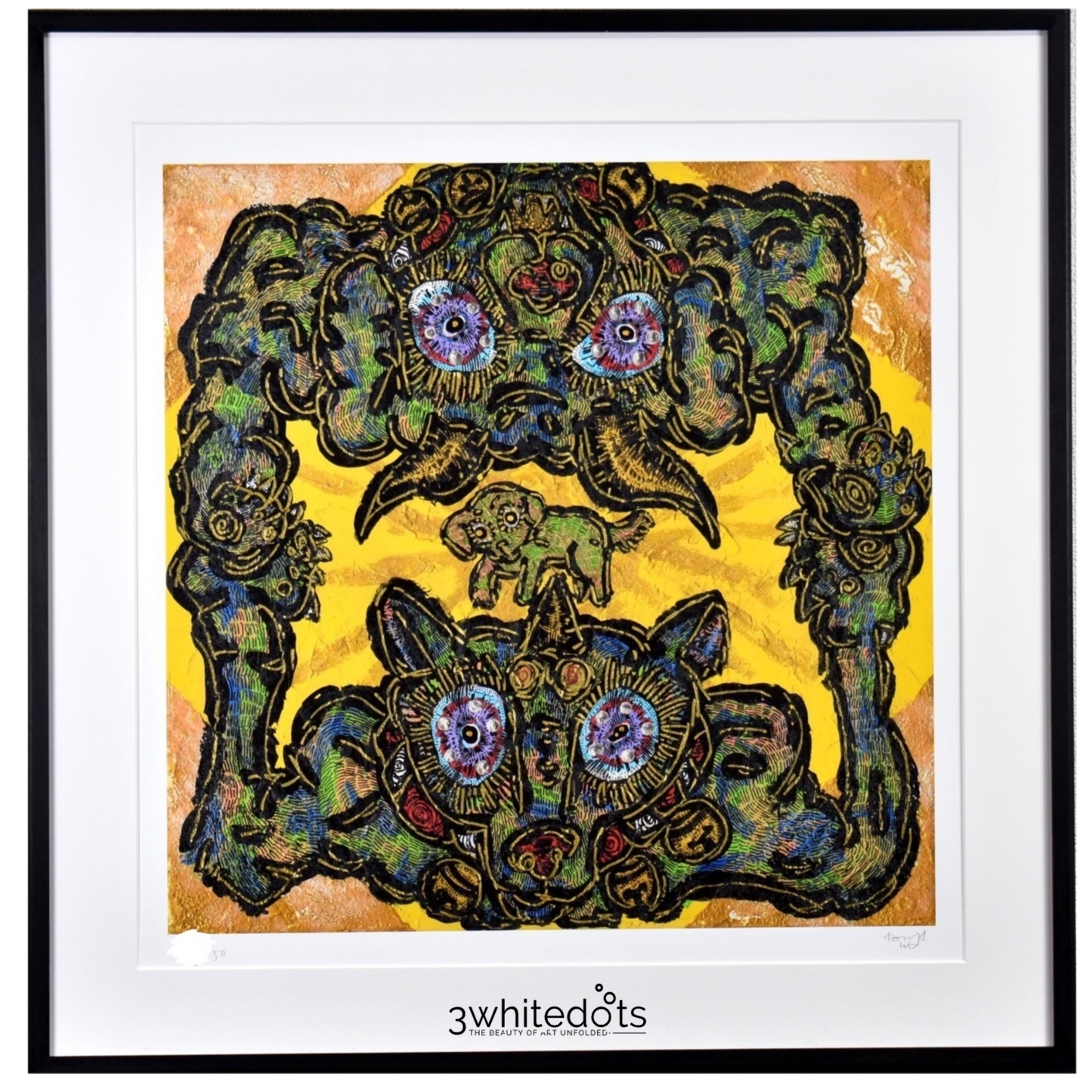 Miwa Komatsu - Zodiac dvine spirit: Year of the Dog Print