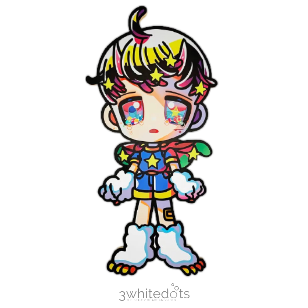 Hikari Shimoda - "Stand Up, Hero" Wooden Print