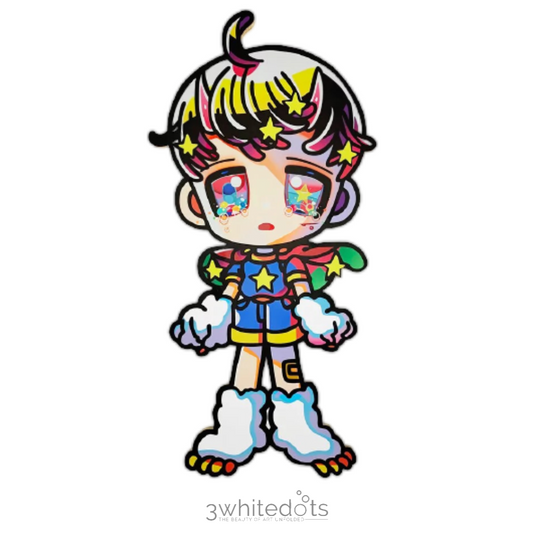 Hikari Shimoda - "Stand Up, Hero" Wooden Print