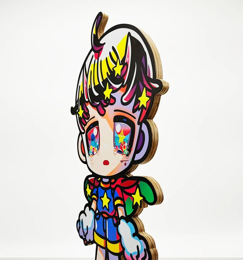 Hikari Shimoda - "Stand Up, Hero" Wooden Print